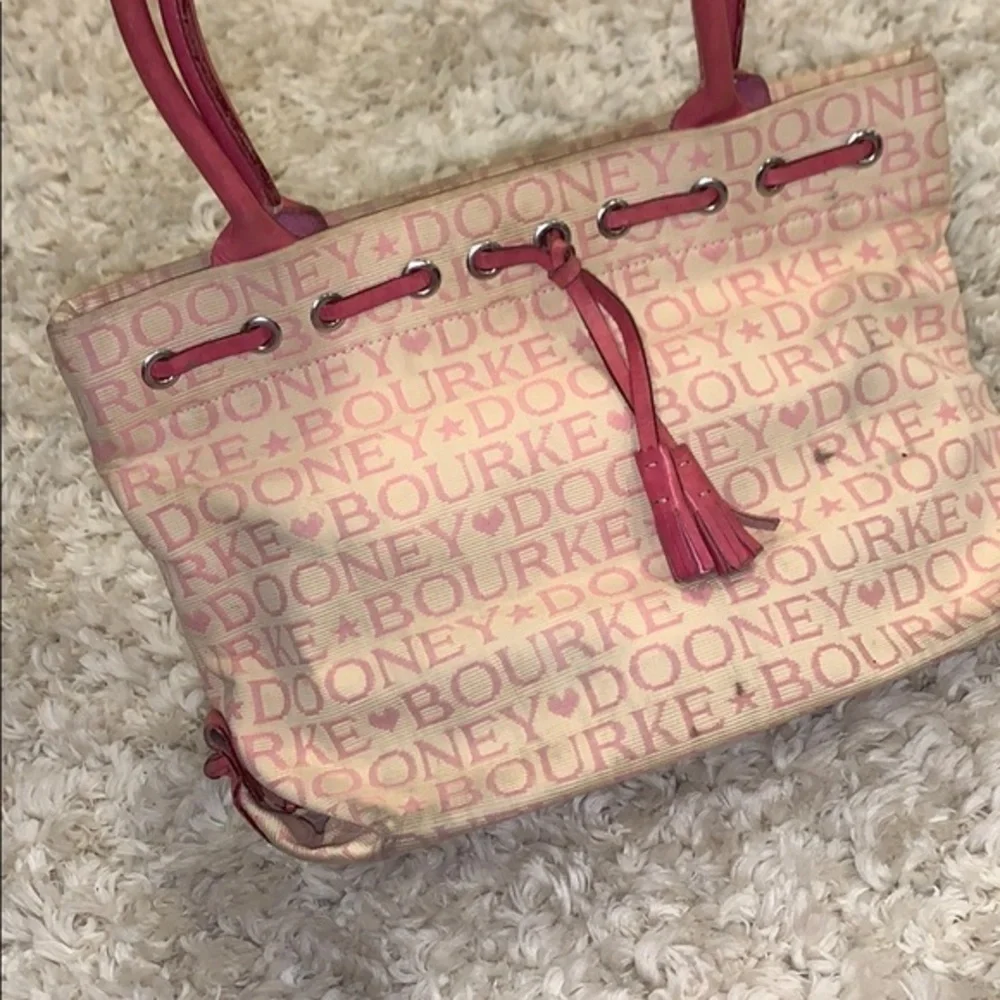 Dooney & Bourke Canvas Tulip Tassel Tote